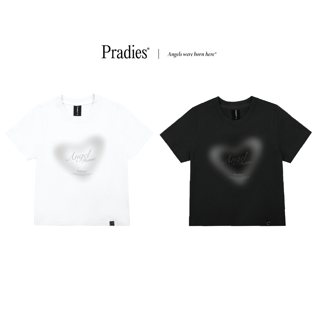 PRADIES Vague Heart เสื้อยืดเด็กผู้หญิง