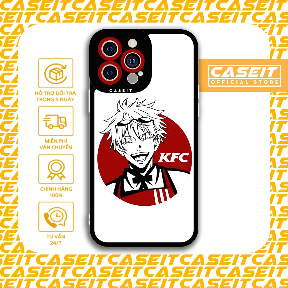 Caseit Gojo Satoru KFC meme อะนิเมะ Jujutsu Kaisen 8/8plus/x/xs/11/12/14/pro/max/plus/promax ขอบสี่เ