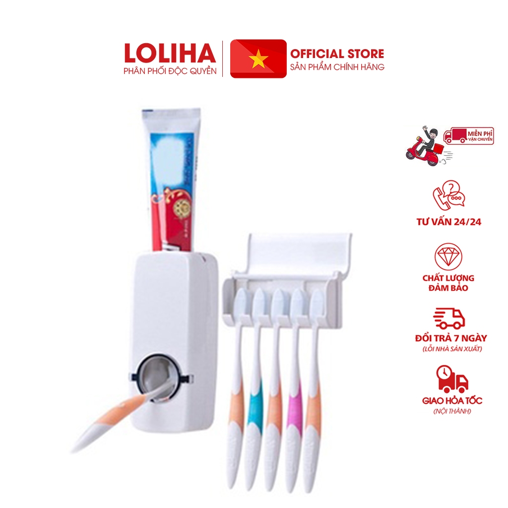 Combo เครื่องจ่ายยาสีฟัน Touch Me 5 ชิ้น