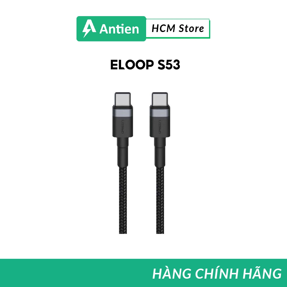 สายชาร์จ Eloop S53 type C to Type C