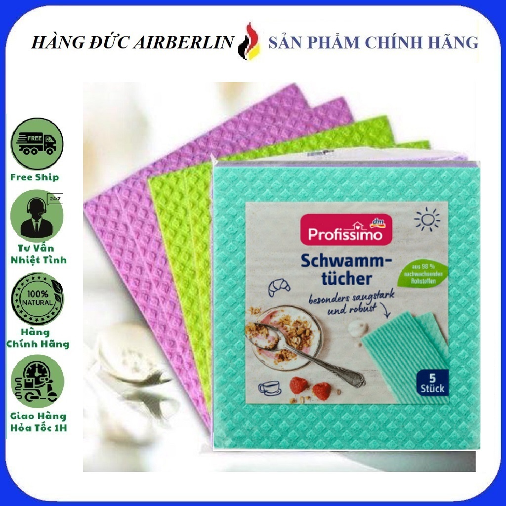 [ของแท้] PROFISSIMO GERMANY MULTI-FUNCTIONAL FOAM FABRIC CLEANING TOWEL