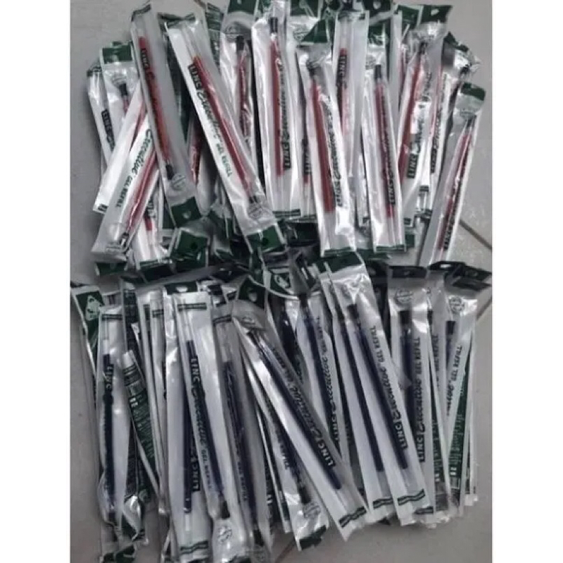 Linc excellent ปากกาเจลเติม หมึกสด ปลายปากกาเรียบ ผลิตในอินเดียคอมโบ 10c