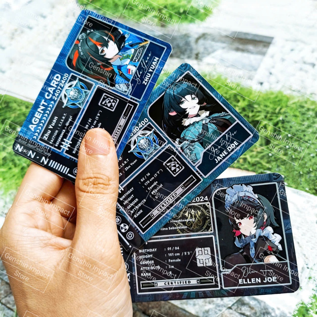 รูปถ่ายบัตรประจําตัวนามบัตร Zenless Zone Zero