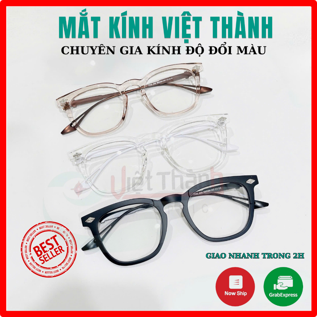 กรอบแว่นสายตาใกล้พลาสติกสําหรับผู้ชายและผู้หญิงสามารถทําแว่นสายตายาว upon ขอ Viet Thanh Glasses N646