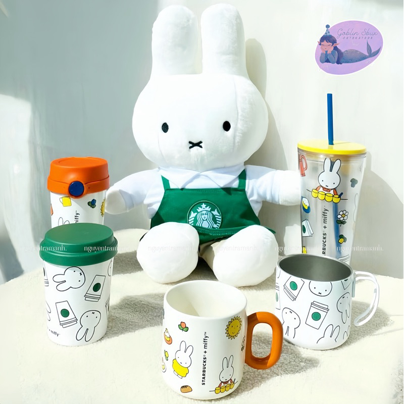 [ของแท้] Starbucks VIETAM MIFFY RABBIT VASE AND CUP COLLECTION
