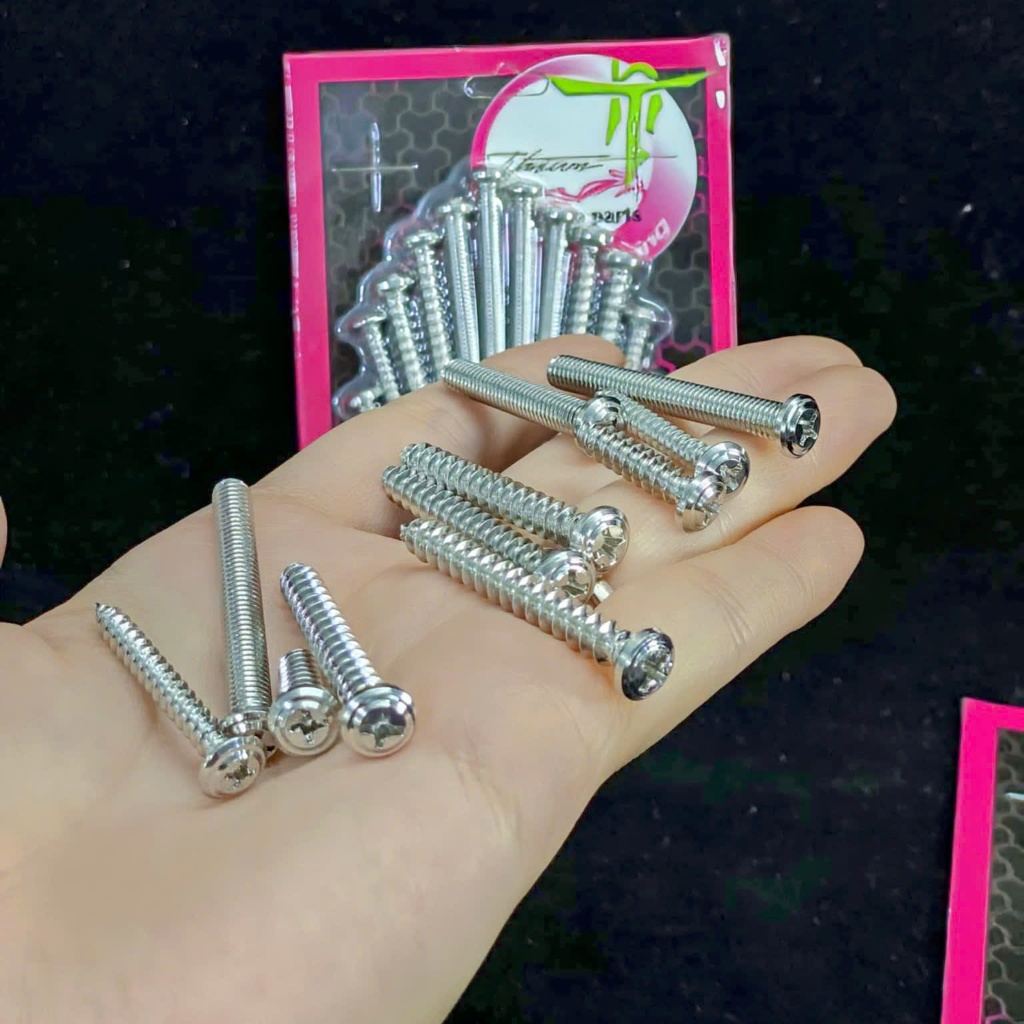 ชุดสกรูสตาร์ทโคมไฟซายา - สแตนเลส 304 แท้ สเก็นสวิตช์ ฝัน 14ค