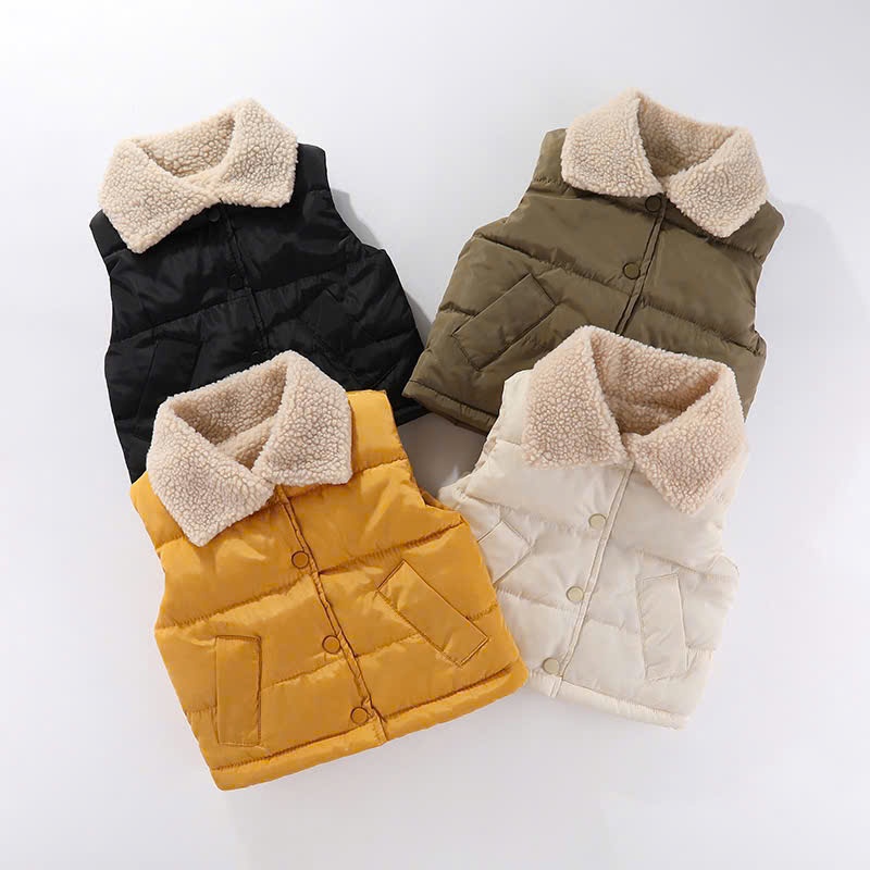 AK05- เสื้อแจ็คเก็ต Fleece-Lined Gile สําหรับเด็กผู้หญิง 2025