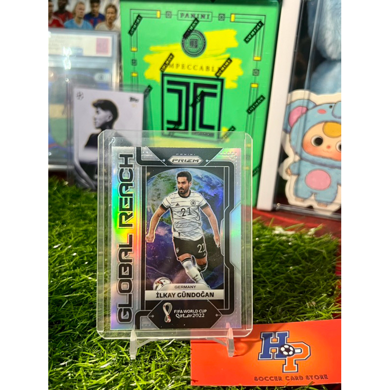 Gundogan Global Reach Silver Panini Prizm WC 2022 การ์ดฟุตบอล
