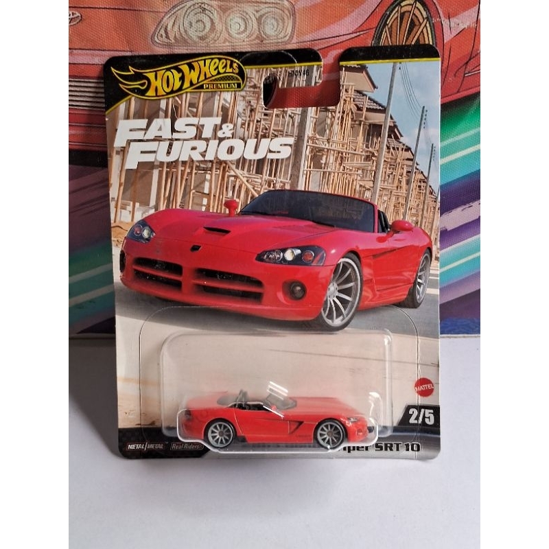 HOT WHEELS PREMIUM 2003 DODGE VIPER SRT10 FAST AND FURIOUS