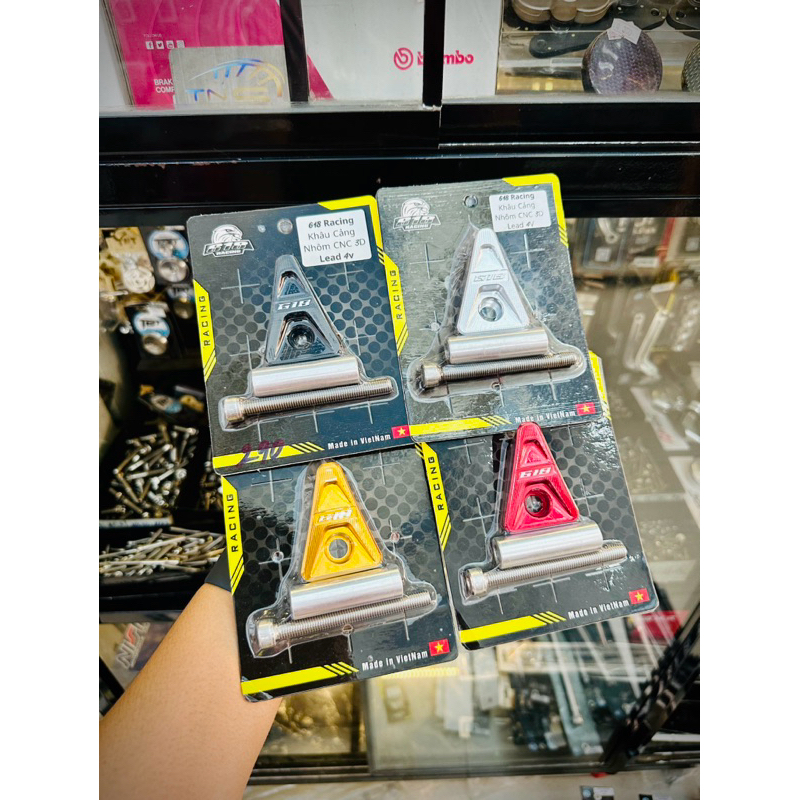 Cnc 618racing ฝาครอบรูพอร์ตด้านหลังอลูมิเนียมสําหรับ Lead 125i 2val - 4val!