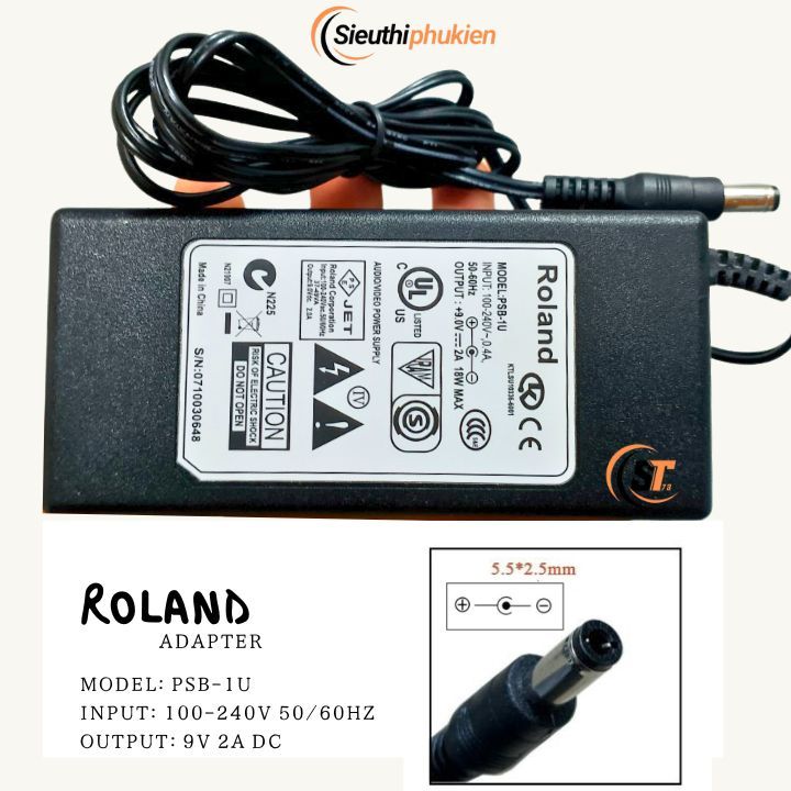 สายไฟเวิร์คสเตชันเพลง Roland JUNO-D(M) JUNO-DI JUNO-WH