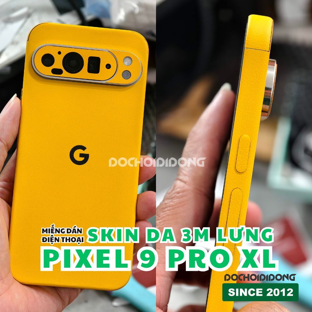 [หลายสี] เปลี่ยนสี PPF สติกเกอร์ผิวสําหรับ Google Pixel 9 Pro XL รุ่นรูปแบบหนัง 3M พรีเมี่ยม