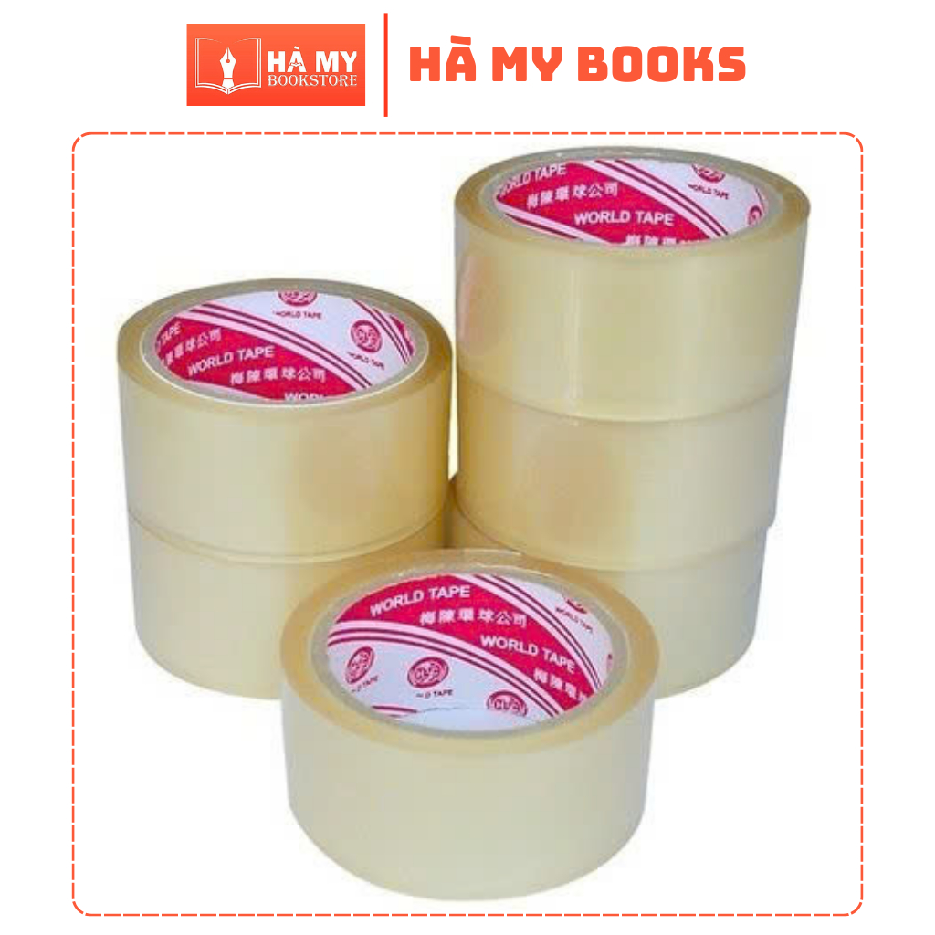 เทปใส/ไส้ 6 ม้วน บรรจุ 4.8Cm x 100Yards x 1.2Kg