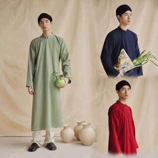 Long Ao Dai สําหรับผู้ชาย Renovated สําหรับ Tet N130 ดั้งเดิ…