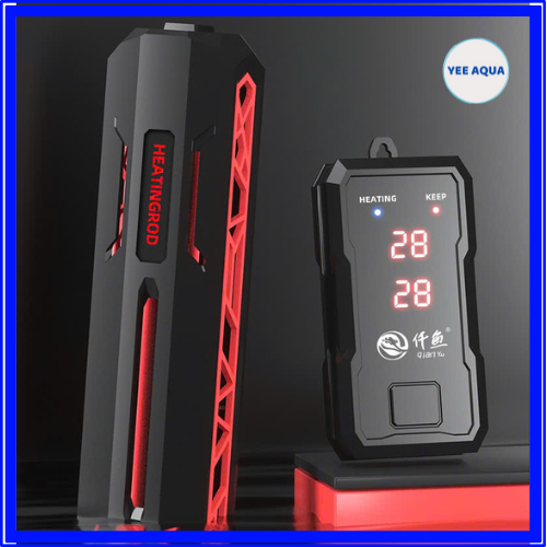 เครื่องทําความร้อนตู้ปลาระดับไฮเอนด์ QY-858, QY-905, QY928 LED Temperature Display ความจุ 300w-1200w