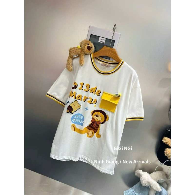 เสื้อยืด 13DE MARZO GOLDEN BEE BEAR