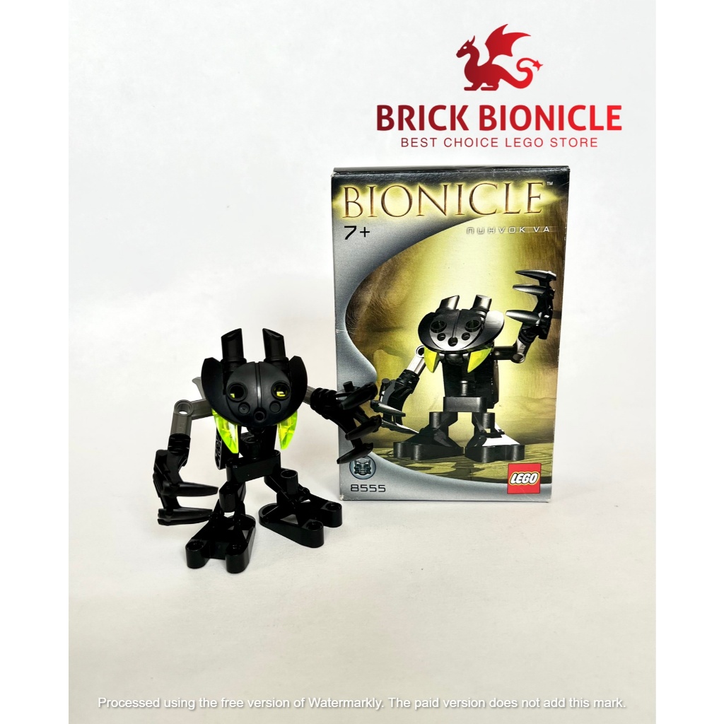 LEGO VINTAGE BIONICLE - BIONICLE BOHROK VA ASSEMBLY TOY - 8555: Nuhvok Va