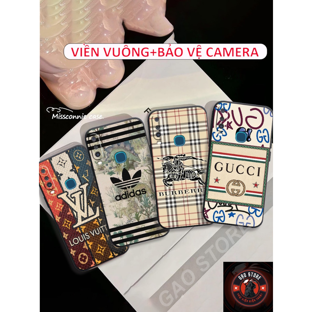 Vivo Y19 / U3 / Y11 / Y12 / Y15 / Y17 / U10 เคสป้องกันการเปรอะเปื้อน TPU พิมพ์ลายแฟชั่นแบรนด์ lv,bbr