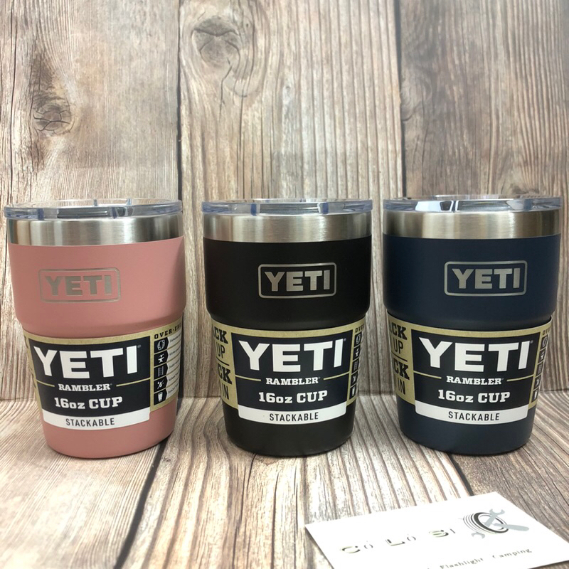 [เก่า] YETI RAMBLER 16OZ CUP STACKABLE THERMAL CUP [สินค้ามาตรฐาน จัดส่งUS]