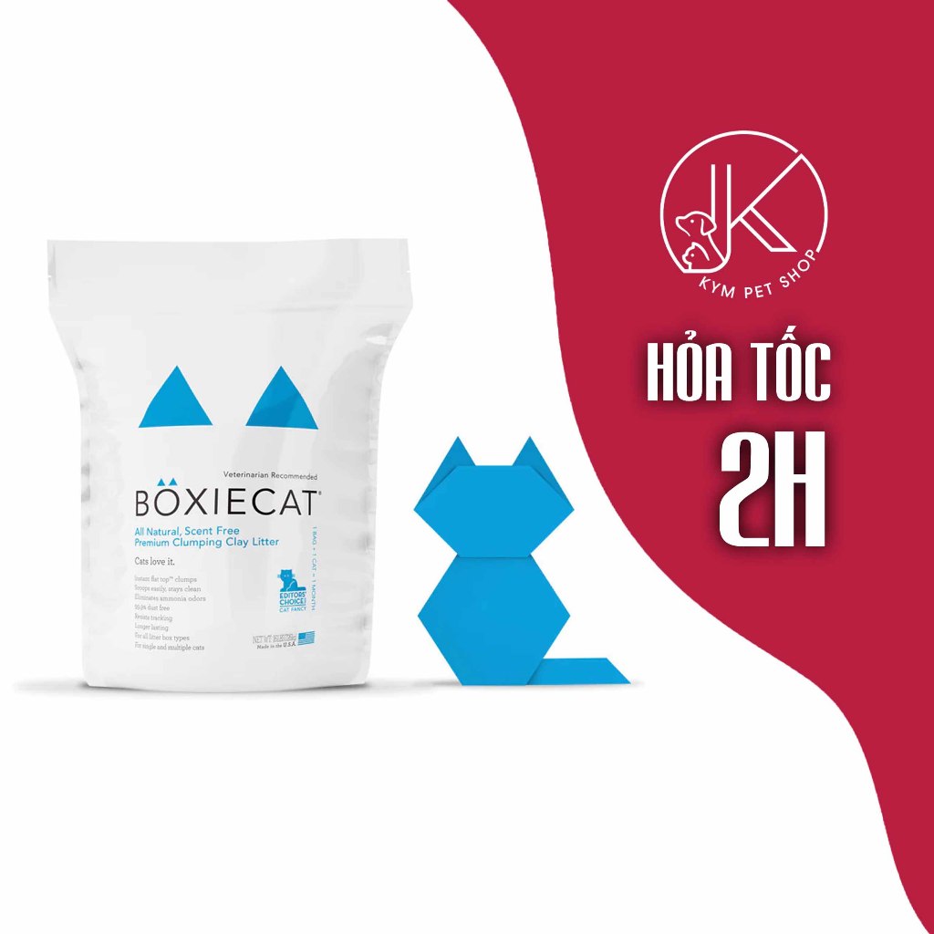 BOXIECAT – ทรายแมวนําเข้ามาตรฐาน USA 7,26kg