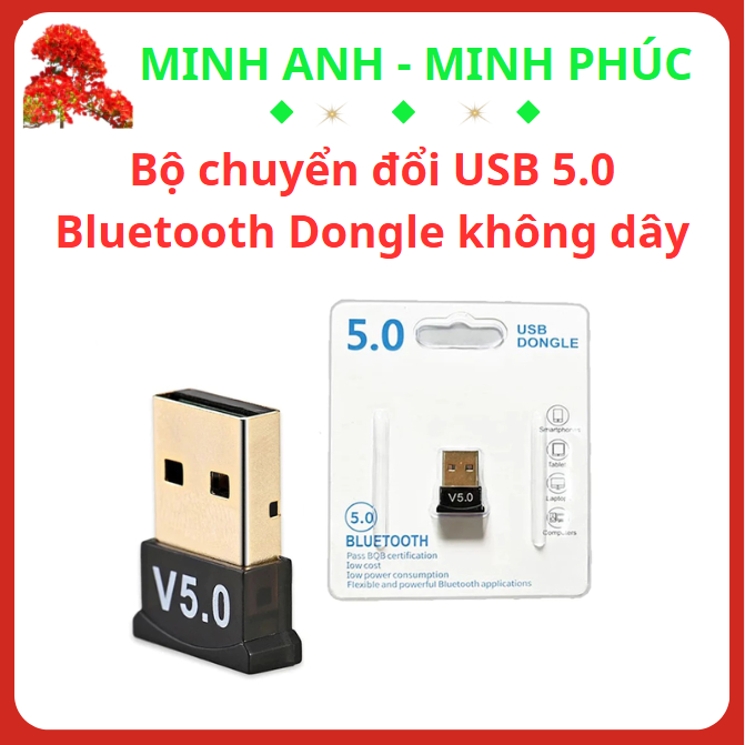 USB Bluetooth Dongle 5.3 สําหรับคอมพิวเตอร์