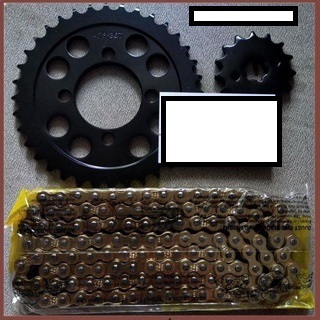 แผ่นโซ่หลัง 36 ฟันสําหรับ W175 W 175 NTS