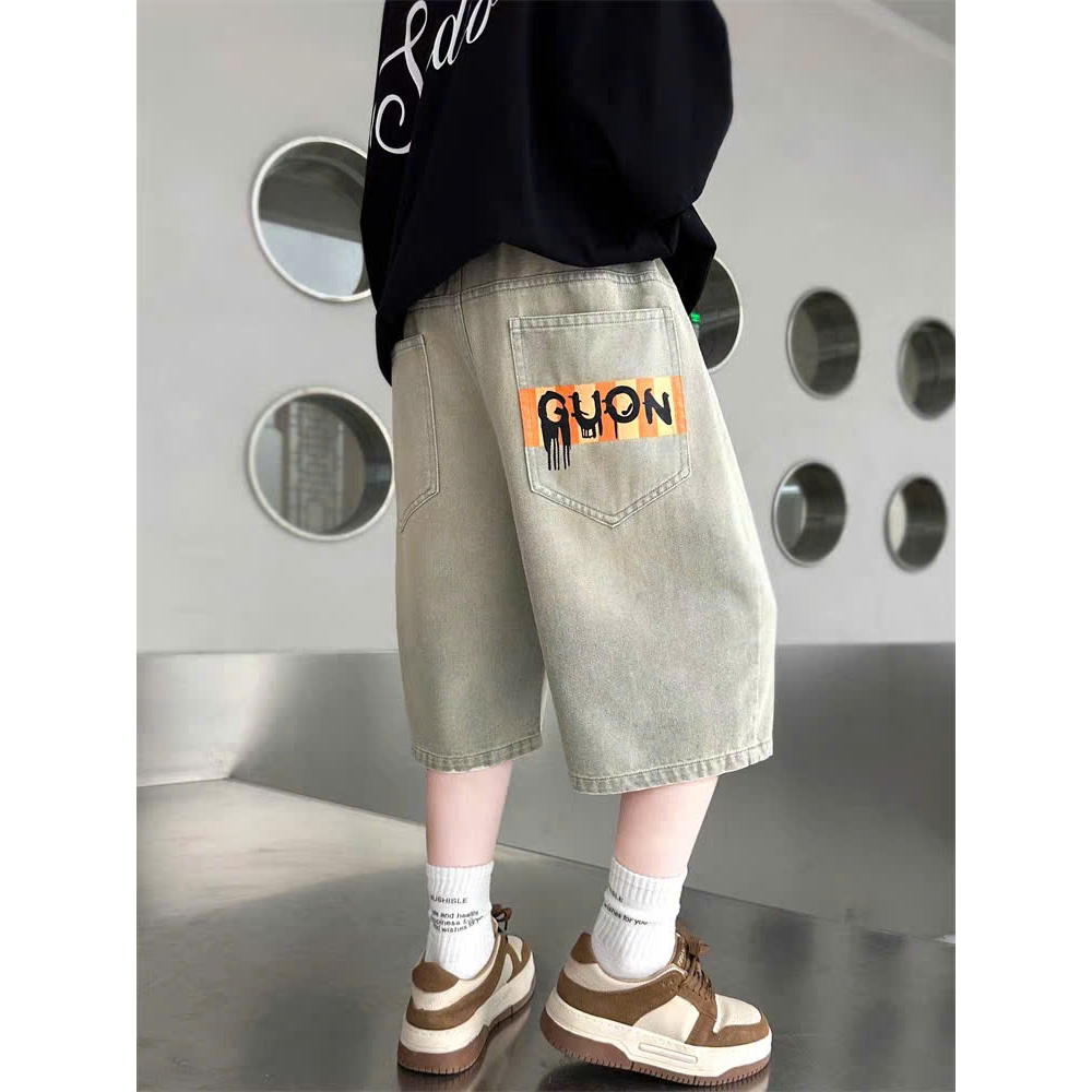กางเกงยีนส์ GUON และ BANGCULUD สําหรับเด็กผู้ชาย ทรงเข้ารูปสบาย