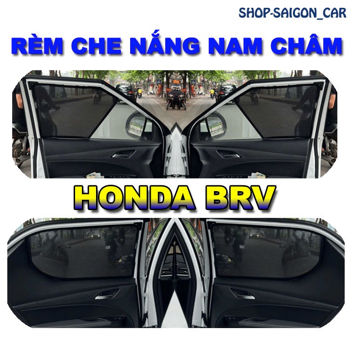 Magnetic Sun Shades สําหรับ HONDA BRV 2022-2025 ให้แสงแดดอย่างแน่นอน - พร้อมถาดผ้าม่าน