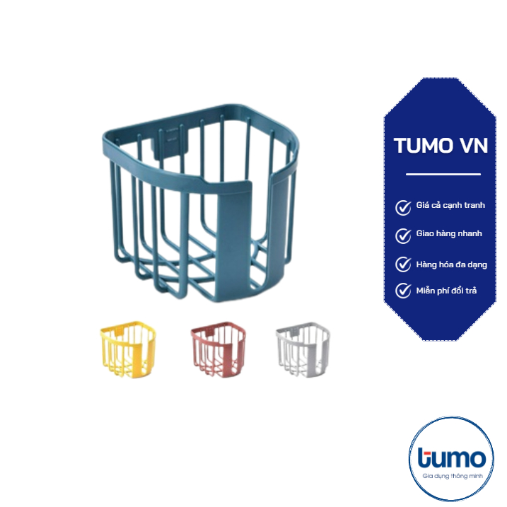 ที่วางกระดาษชําระพลาสติกติดผนังสะดวก[HDK] T6V6 N