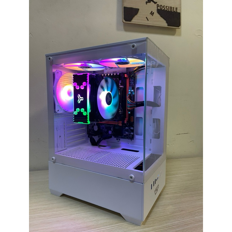 Xeon E5-2680V4 Pc set เล็ก กะทัดรัด สวยสําหรับเกมยอดนิยม