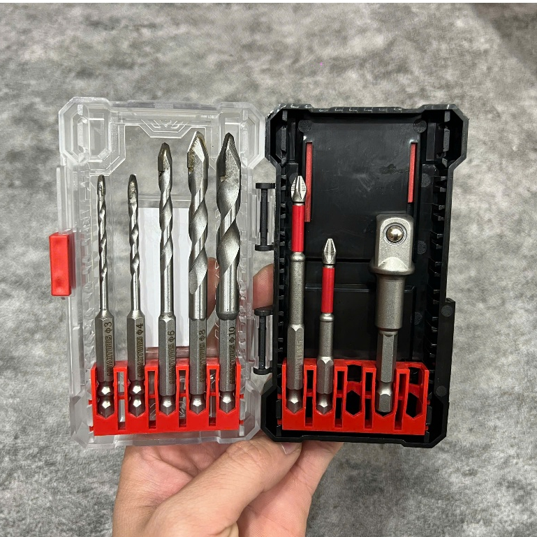 ชุดดอกสว่านอเนกประสงค์ 8 ชิ้น Amaxtools CBK8