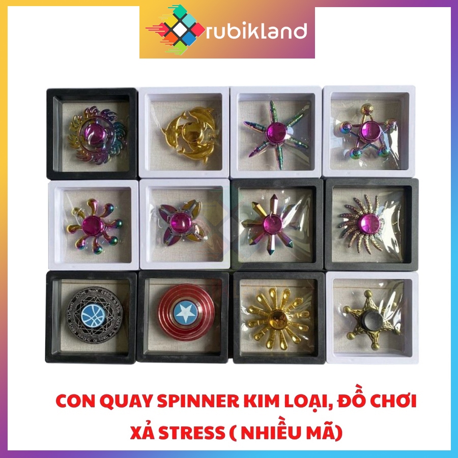 [โลหะ] Spinner Fidget Toy Infinity Spinner Nado ความเครียดบรรเทาของเล่นเด็ก Spinner