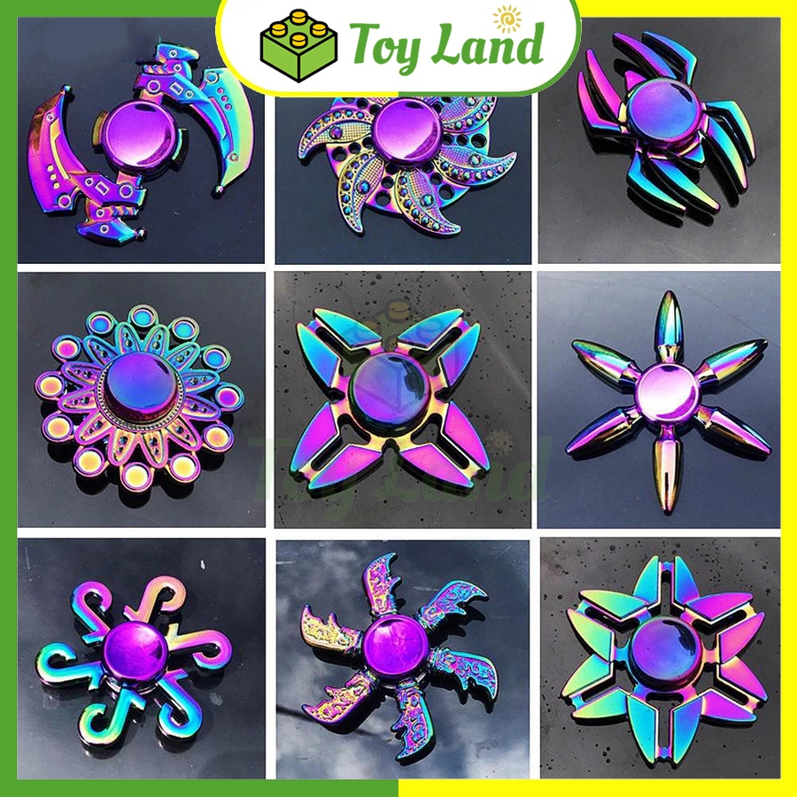 [โลหะ] Spinner Fidget Toy Infinity Spinner Nado ความเครียดบรรเทาของเล่นเด็ก Spinner