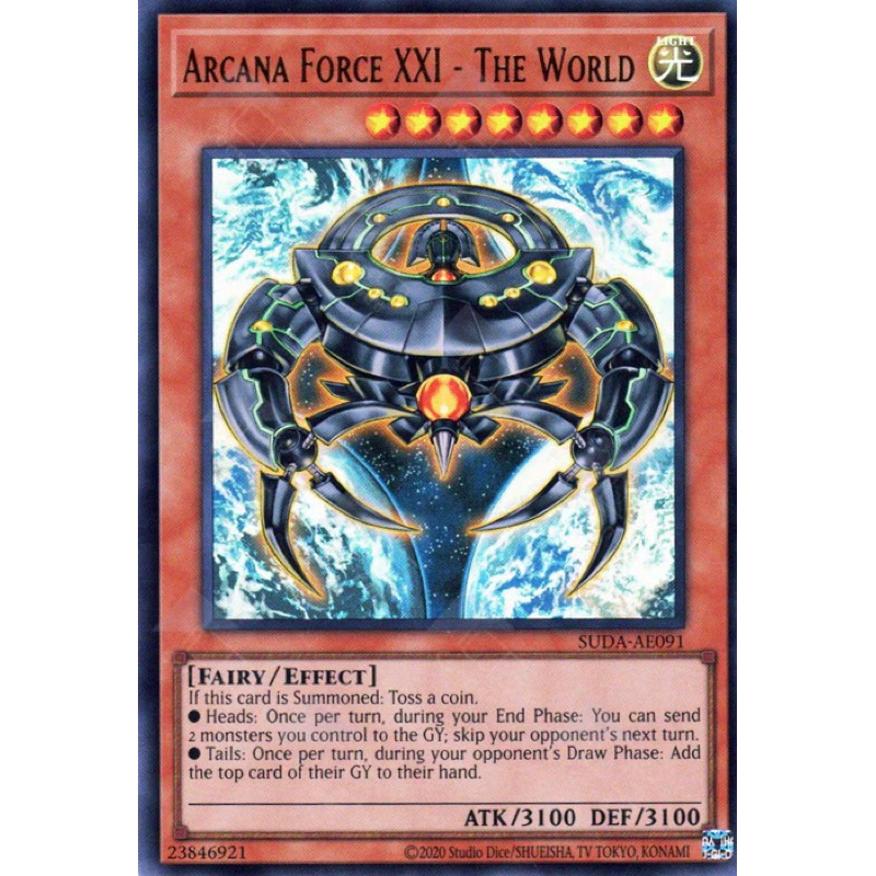 Suda-AE091 Arcana Force XXI - The World (UR)