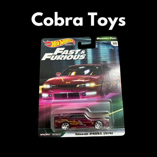 [ PREMIUM ] NISSAN 240SX (S14) 2017 - FAST & FURIOUS - Cobra Toys - Hot Wheels PREMIUM - รถโมเดลสเกล