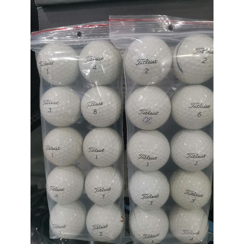10 ลูกกอล์ฟ Titleist PRO V1 75% ใหม่