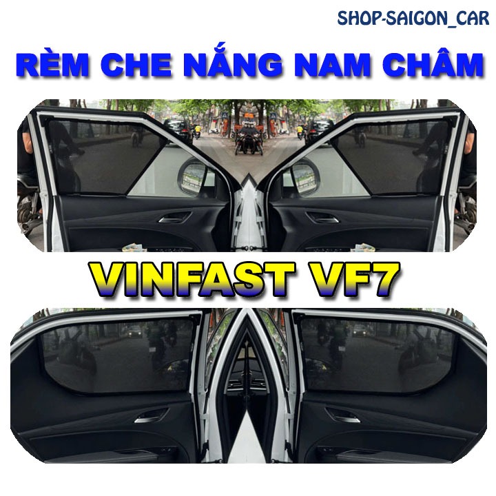 VINFAST VF7 Magnetic Car Sun Shade ให้ป้องกันแสงแดดอย่างแน่นอน - พร้อมถาดผ้าม่าน