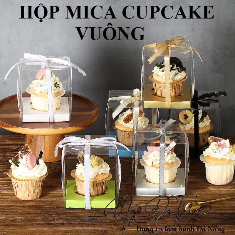 ชุดกล่องไมก้า 10 กล่อง บรรจุคัพเค้ก SQUARE 1 ใบ (AKSHOPCAMEL 21129,000)
