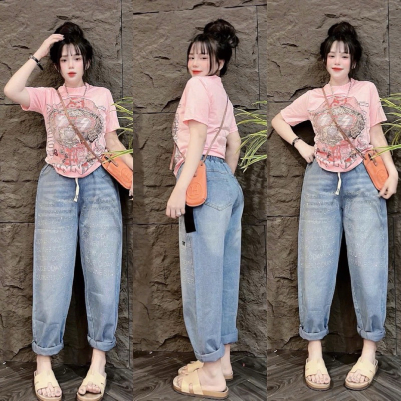 ชุดเซ็ทยีนส์ เสื้อยืด