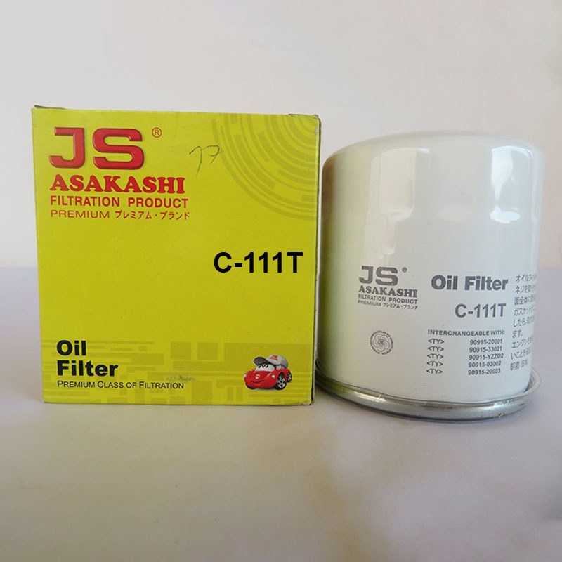 กรองน้ํามันเครื่อง Ford Ecosport 2014-2021 รหัส C111J / C111T by JS Asakashi Japan