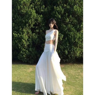 Đầm maxi đi biển dáng xòe khoen eo đầm maxi đi biển thời trang mùa hè xinh xắn - SEA