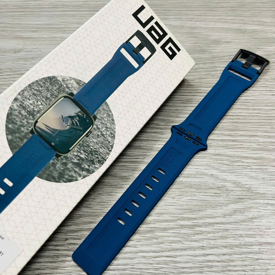 สวยมากสีกรมท่า UAG สายยางสําหรับนาฬิกาอัจฉริยะ