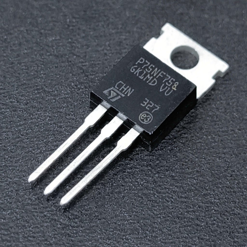 STP75NF75 P75NF75 Mosfet N-CH 80A 75V TO-220 ใหม่ 100%