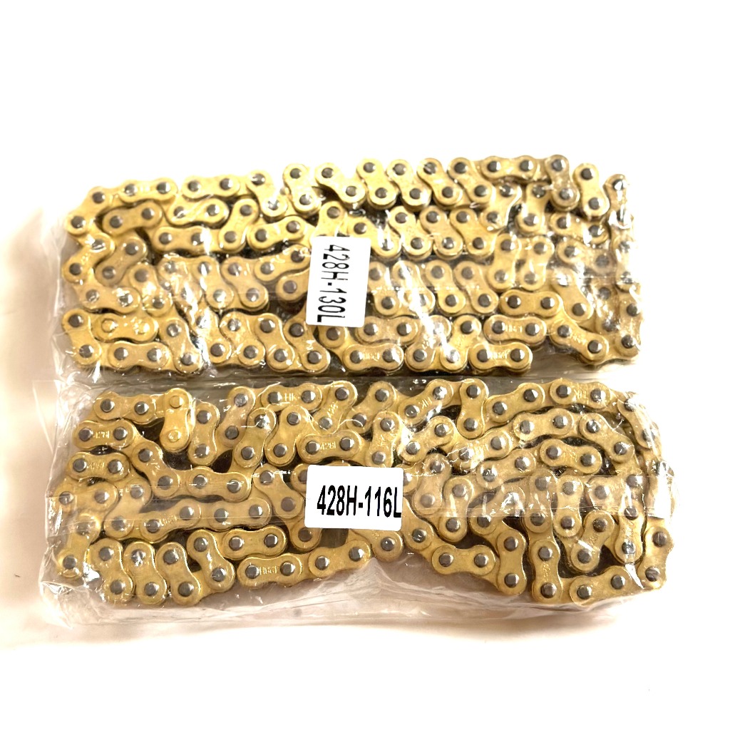 โซ่ทอง 10 มม. (428H) 116-130 ตา – 10 มม./ถ้วยโซ่ทองสําหรับ Sirius, Exciter, Winner, Wave, Dream... ท