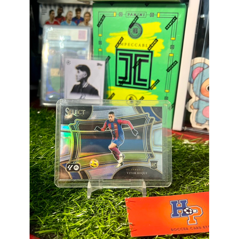 Vitor Roque RC Field Level Silver Panini Select Laliga 2023/24 การ์ดฟุตบอล