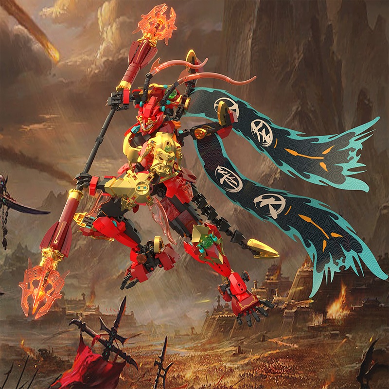 MOC ZHEGAO Wukong GZ2026 Robot Assembly Model (1377 ชิ้น)