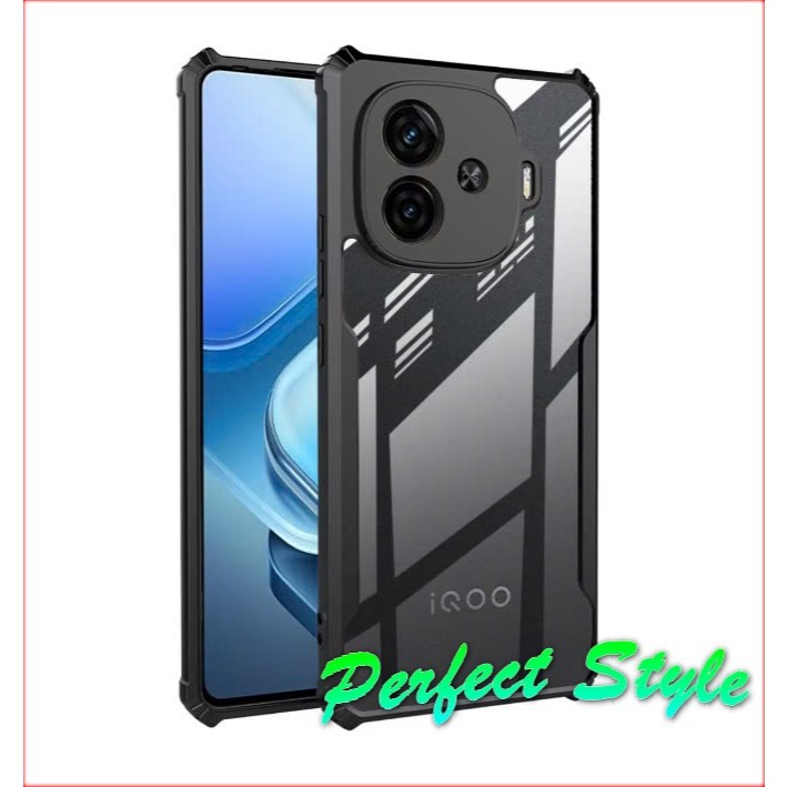 เคสกันกระแทกสําหรับ Vivo Iqoo Z9 Z10 Z9turbo Turbo plus Neo 9 9s pro ขอบยางสําหรับป้องกันแน่นอน