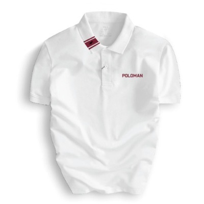 POLOMAN เสื้อยืด 5 คอปก BASIC CVC หรูหรา เรียบหรู ผ้า cs โปร่งสบาย