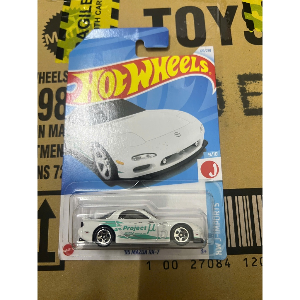 LeHuong Diecast - Hot Wheels Mazda Rx-7 (สีขาว) Hot Wheels