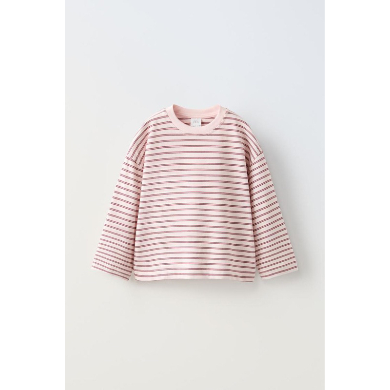 เสื้อยืดลายทาง zara kid newtag (เสื้อนี้มีทรงใหญ่)